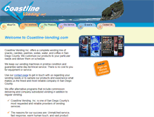 Tablet Screenshot of coastline-vending.com